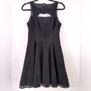 GUESS textured fit & flare dress *with pockets!*